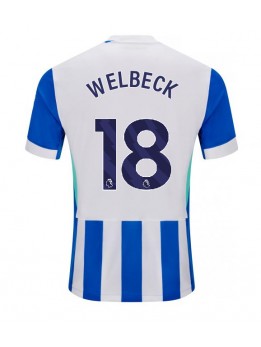Billige Brighton Danny Welbeck #18 Hjemmedrakt 2025-26 Kortermet